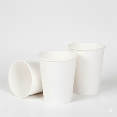 [종이컵 50P] 390ml 국내생산 카페 사무실 무지 테이크아웃 일회용컵, 1개, 50개입