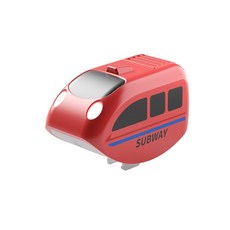 恐龍軌道車 90件三軌道益智玩具, 卡扣款發光小車紅色, 1個, 100片