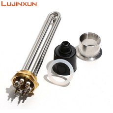 LUJINXUN 스레드 관형 전기 히터 TEN 보일러 가열 요소 .5 인치 220V 380V 침수 DN40 47 3KW 4.5KW 6KW, 40) 380V - 12KW 355mmL-Grey