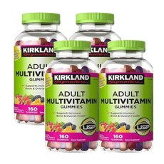 Kirkland 커클랜드 성인 멀티 비타민 160구미 2개, 160정, 4개