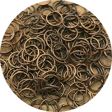 4/6/8/10mm 금속 오픈 점프 링 쥬얼리 용 분할 링 커넥터 DIY 쥬얼리 결과 쥬얼리 만들기 용품 만들기, 08 Red copper, 04 4mm 500pcs