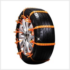 로픽 휴대용 가벼운 PP 케이블타이형 스노우체인 1P, 1개