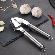 304不鏽鋼壓蒜器-廚房小工具快速搗蒜器創意壓蒜工具, 304不鏽鋼,304壓蒜器, 1個