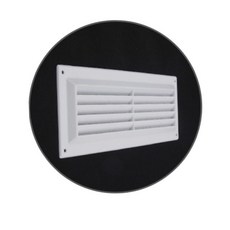 가구 벽면도어 환기 쇠부리 그릴 PVC 백색 257X90