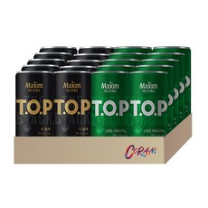 맥심 티오피 캔커피 세트 스위트아메리카노+더블랙, 20개, 200ml