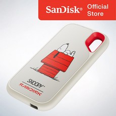샌디스크 외장 SSD 1테라 포터블SSD 익스트림 E61 1TB 스누피에디션, E61 SNOOPY