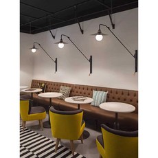 관절조명 각도조절 벽등 벽 조명 거실 침실 월램프, 매립형 A 60CM 전구 포함