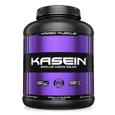 KAGED MUSCLE 膠束酪蛋白分離物, 1.8kg, 香草奶昔, 1個