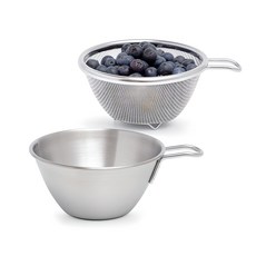 리본제이 뉴미니 숏핸들 믹싱볼 & 채반 2종 세트, 1세트