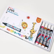 아피스 오래쓰는 유성매직 혼합색상 타사 2배 이상 필기거리 선명한 색상, 1개, 12색