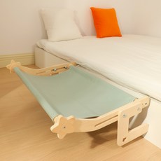 貓挂床 窗邊懸掛設計 小型犬貓適用, 1個, 貓挂床青色,S号【30*40*20】cm, 青色