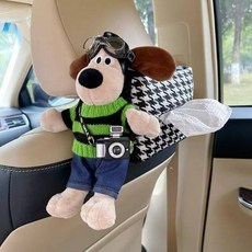 자동차티슈케이스 자동차티슈정리 강아지사이즈20cm*7cm 티슈케이스사이즈25cm5cm, 1개, 녹색