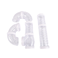 반려동물 햄스터하우스 햄스터 케이지하우스 햄스터 터널세트 DIY 햄스터터널연결터널 햄스터장난감, A1흰색