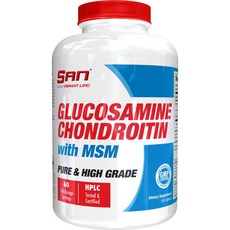 SAN 葡萄糖胺軟骨素MSM錠, 1個, 180 件
