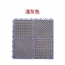 家用防滑浴室腳墊, 淺灰30*30*1cm, 1個