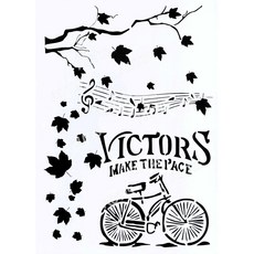 A40-0156型染版(Stencil)-蝶古巴特DIY-簍空模板-塗鴉模版-繪畫模版，輕鬆打造獨特風格，激發無限創意, 1個, A40-0156