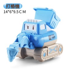 DFMEI 兒童玩具男孩按壓小汽車救護警車卡通耐摔滑行, 1個, 按壓打樁機:如圖
