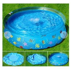 원형 풀장 유아 베란다 볼풀장 수영장 물놀이 장난감, 1개