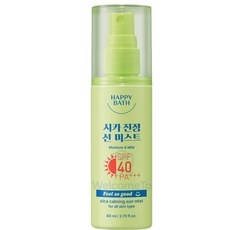 해피바스 필쏘굿 시카 진정 선 미스트 SPF40 PA+++, 1개, 80ml