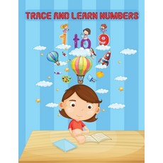 1 to 9: Trace and learn numbers: Trace numbers practice handwriting for Pre K Kindergarten and Kids... Paperback, Bookflow, English, 9786592712477
