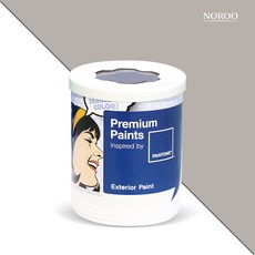 노루페인트 팬톤 외부용 실외 벽면 무광 페인트 1L, 15-0000 Dove, 1개