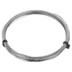 하핑턴 304 스테인리스 스틸 케이블 와이어 로프 키트 20FT 6M 길이 48인치 06mm 다이아 7x7 스트랜드 코어 항공기 해상 등급 데크 난간 시스템 야외 걸이 정원용, 1/48"/(0.6mm)*20FT