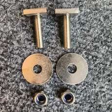 2개4개 자동차 루프 랙 T자형 슬롯 볼트 M8 304 스테인레스 스틸, 01 1 Pair