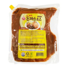 오뚜기 오쉐프 부어먹는 돈까스소스, 2kg, 2세트
