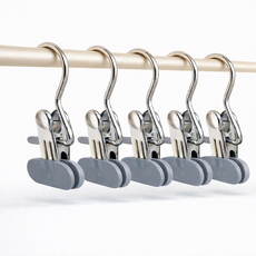 미앤SHOP 논슬립바지걸이집게 신형, 10개, 그레이