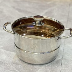 無品牌 加厚316不銹鋼湯蒸鍋 蒸煮兩用鍋 電磁爐通用, 1個, 特厚304食品級,單獨蒸格1個 衹能搭配此款蒸鍋