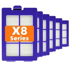 BBT BAMBOST 필터 교체 부품은 Eufy X8 Robovac X8 하이브리드 액세서리 진공 청소기(6팩)에 적합합니다
