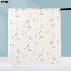 DFMEI 防滑防水嬰兒隔尿墊可洗月經透氣 紗布隔尿牀墊巾50*70CM, 1個, 50*70cm防滑款火焰媲美