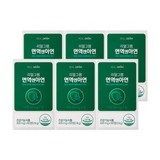 리얼그램 면역엔아연, 60정, 6개