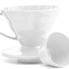 드립퍼 하리오 플라스틱 커피 드리퍼 화이트 핸드드립용품