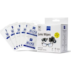 ZEISS 蔡司 專業濕式拭鏡紙 50入 除菌 鏡面清潔, 1個, 盒裝(50入)