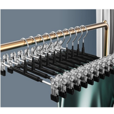 논슬립 회전형 집게 바지걸이 치마 옷걸이, 30개, 화이트30개