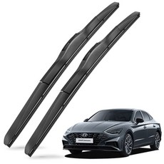 현대 호환 NF YF LF 소나타 DN8 전차종 자동차 하이브리드 전면 와이퍼 1+1, 소나타DN8-NH 650+450mm