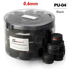 60 화이트 블랙 다채로운 코팅 테니스 오버 그립 배드민턴 라켓 테이프 낚시대 스웨트 밴드 6mm 7mm, 0 6mm 04 Bla