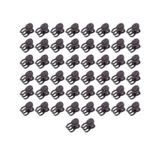 식물 고정클립 브라운 화초집게 식물집게 50p, 50개
