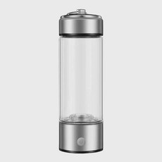 수소물 미니정수기 휴대용 수소수 정수기 고농도, 실버 손잡이뚜껑 420ml A, 기본 색상