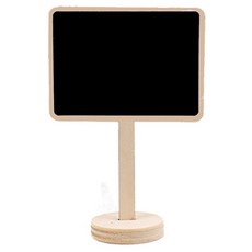 迷你黑板立牌 小黑板 木質立牌 可立式 小木牌 留言板 備忘錄 辦公 婚禮 活動佈置, 長方, 木頭