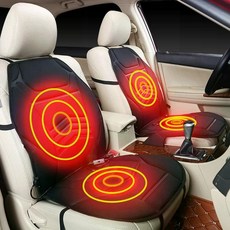 자동차 온열 열선 히팅 방석 전기장판 운전석 차량 차량용 매트 전기 시트, 싱글시트, 1개