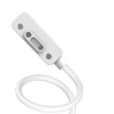 米兔 智慧手錶磁吸充電線, 白色, 1個