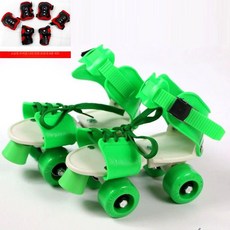 탈부착 롤러스케이트 바퀴 신발 인라인 롤러슈즈 휠, 1개, 그린 22 32 장비 6종 3 6세