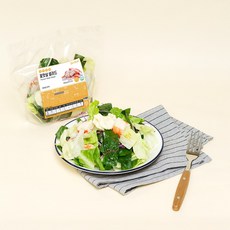 바로먹는 소스미포함 실속형 슬림픽 실속 꽃맛살 샐러드, 2개, 150g
