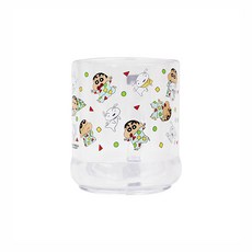 台灣製 兒童漱口杯 迪士尼 水杯 刷牙杯 幼稚園 牙刷杯 透明 美樂蒂 佩佩豬 蠟筆小新 巧虎 汪汪隊立大功 波力, 1個, 透明-蠟筆小新 / 4502