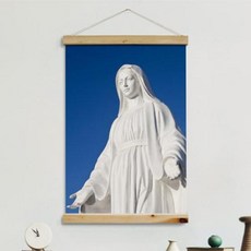 am512-우드스크롤_60CmX90Cm-순백의마리아상, 상세 설명 참조