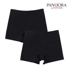 판도라 by 비비안 여자 생리대 부착 심리스 퓨징 무봉제 드로즈 사각 팬티 2매