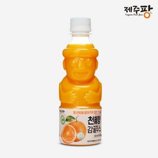 제주팡 천혜향 감귤주스 (330ml x 8병) 물 한방울 들어가지 않은 100%착즙, 8개, 320ml