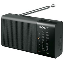 ICF-P36 : FM ICF-P36 B 소니 핸디 휴대용 라디오 FMAM와이드 대응 수평 배치형